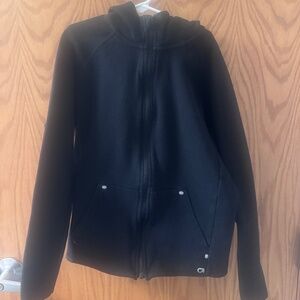 GAPFit Girls XL (12) Black Zip Hoodie
